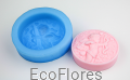 Forma, foremka silikonowa do mydła  Amorek 1 drugie Ecoflores