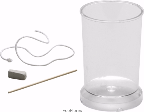 Forma, foremka do świec walec 8 x 6 cm 1 Ecoflores