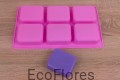 Forma, foremka silikonowa 6 PROSTOKĄTÓW Ecoflores 1.jpg