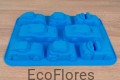 Forma, foremka silikonowa Samochody 4 na formie Ecoflores 3.jpg