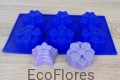 Forma silikonowa Kwiatki, Gwiazdki Ecoflores 1.jpg