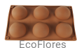 Forma, foremka silikonowa Półkula ecoflores.png