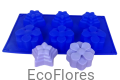 Forma silikonowa Kwiatki, Gwiazdki ecoflores.png