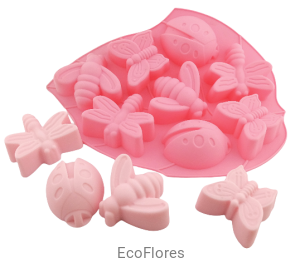 Forma, foremka  silikonowa Owady