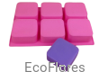 Forma, foremka silikonowa 6 KWADRATÓW ecoflores.png