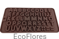 Forma, foremka silikonowa Literki, Alfabet ecoflores.png