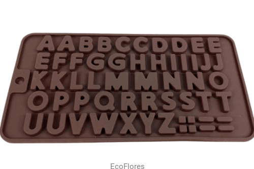 Forma, foremka  silikonowa Literki, Alfabet