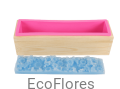 Forma silikonowa prostokąt + mata wzór kwiatowy ecoflores.png