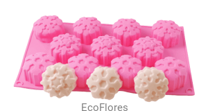 Forma, foremka  silikonowa Śnieżynki  11 szt