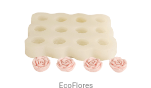 Forma, foremka silikonowa Różyczki 12 szt