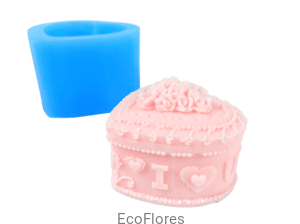 Forma silikonowa do świec Szkatułka Serce