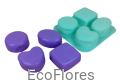 Forma, foremka silikonowa 4 WZORY NA FORMIE  ecoflores.png