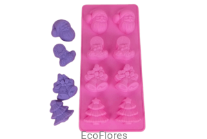 Forma, foremka silikonowa XMASS 8 szt na formie