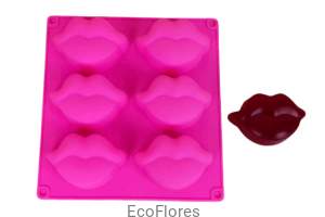 Forma, foremka silikonowa USTA 6 szt na formie  