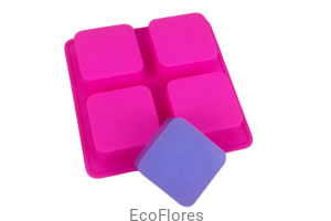 Forma, foremka silikonowa KWADRAT 4 szt na formie  