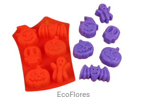 Forma, foremka silikonowa HALLOWEEN  6 szt na formie  