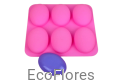 Forma, foremka silikonowa Owal 6 szt na formie ecoflores.png