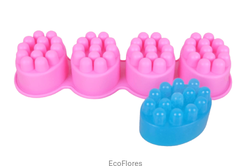 Forma silikonowa Masażer 4 szt na formie B  ecoflores.png