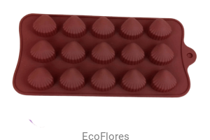 Forma, foremka silikonowa Muszelki 15 szt. na formie