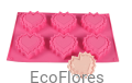 Forma, foremka silikonowa Serce 6 szt. na formie ecoflores.png