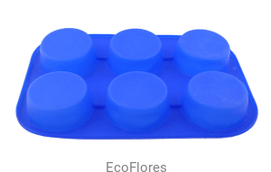 Forma, foremka  silikonowa okrągła 6 szt na formie