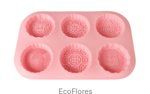 Forma, foremka  silikonowa Wzór orientalny 6 szt. na formie