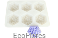 Forma, foremka silikonowa Pszczoła, plaster miodu 6 szt na formie ecoflores.png