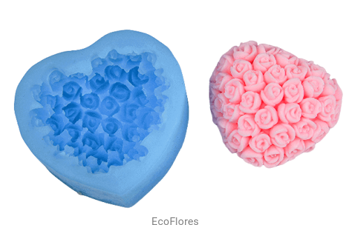 Forma silikonowa Serce różyczki ecoflores.png
