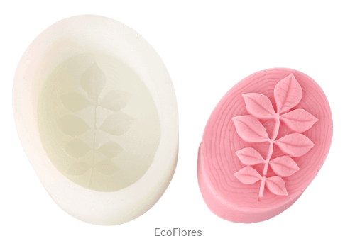 Forma silikonowa Liść na drewnie ecoflores.png