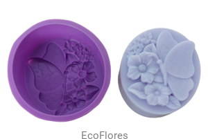 Forma, foremka  silikonowa  BUTTERFLY AND FLOWERS