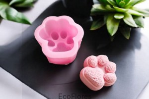 Forma silikonowa Łapka Psia, Kocia