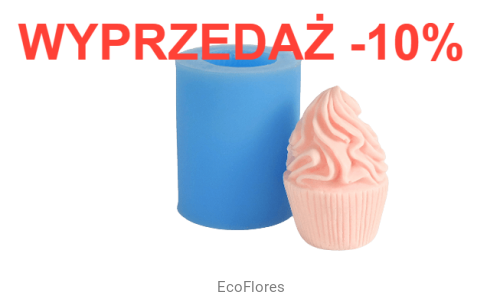 Forma, foremka silikonowa Muffinka z kremem ecoflores.png