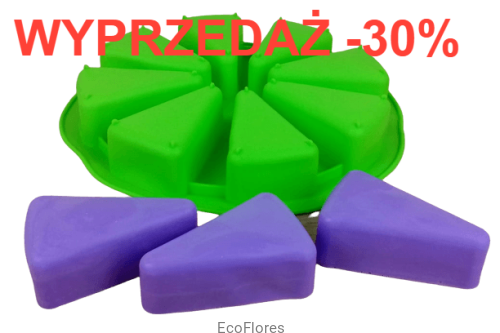 Forma, foremka silikonowa 8 Kawałków Tortu ecoflores.png
