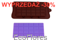 orma, foremka silikonowa Tabliczka czekolady ecoflores.png