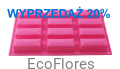 Forma, foremka silikonowa prostokąt 12 szt na formie  ecoflores.png