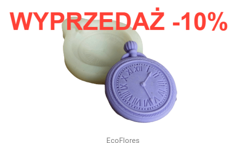 Forma silikonowa Zegar  Ecoflores.png