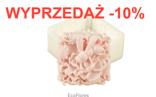Forma silikonowa Pszczoła na kwiatku ecoflores.png