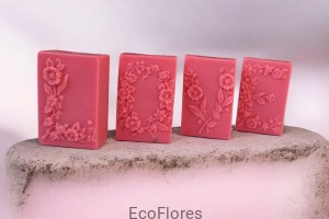 Forma silikonowa 4 wzory kwiaty