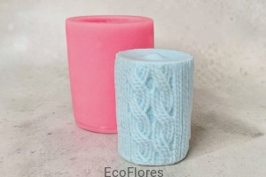 Forma silikonowa do świec Motyw wełny