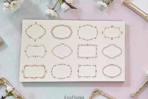 Naklejki Etykiety wzór 7 Naklejka x12