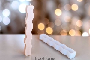 Forma silikonowa do świec Fala