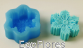 Forma, foremka silikonowa Śnieżynka 2 czwarte Ecoflores