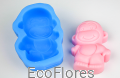 Forma, foremka silikonowa do mydła Małpka drugie Ecoflores