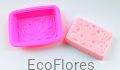 Forma, foremka silikonowa do mydła Kwiatki drugie Ecoflores