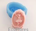 Forma, foremka silikonowa Tańcząca Baletnica 2 Ecoflores
