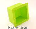 Forma, foremka silikonowa kwadrat 2 Ecoflores