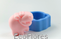 Forma, foremka silikonowa do mydła Hipcio 1 Ecoflores