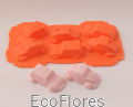 Forma, foremka silikonowa Auta 2 Ecoflores