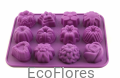 Forma, foremka silikonowa do mydła Babeczki 1 Ecoflores