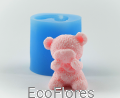 Forma, foremka silikonowa do mydła Miś 1 Ecoflores
